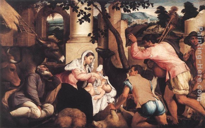 Jacopo Bassano Adoration of the Shepherds